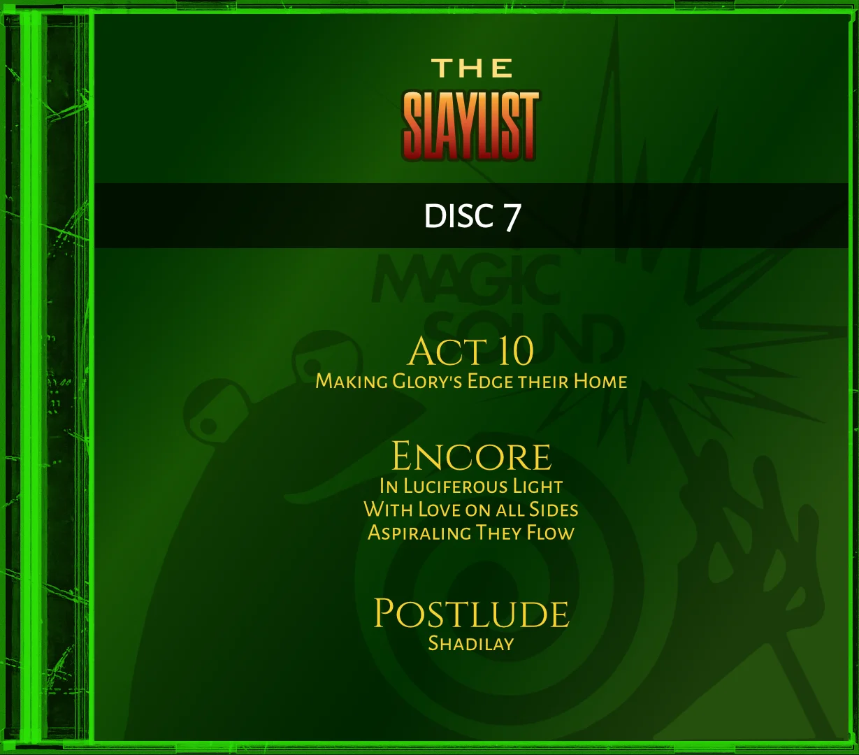 THE SLAYLIST - Disc 7 - A Revelucian Rock Opera | SLAYLIST.TV